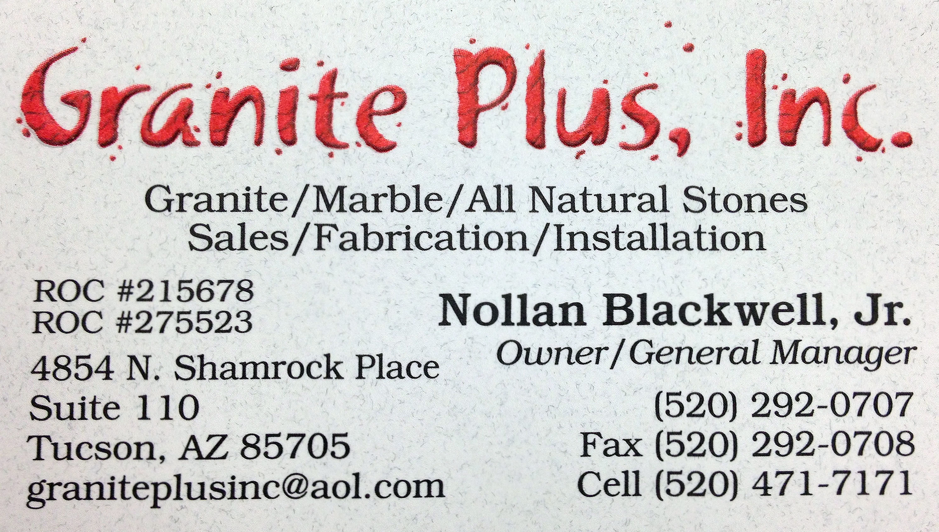 GranitePlusTucsonAZ